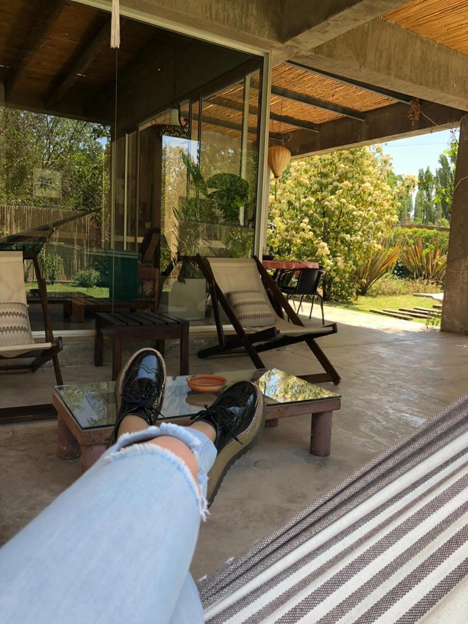 Casa Los Cerezos En Chacras De Coria Ngoại thất bức ảnh